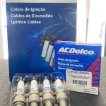 Kit Cables Bosch y Bujías (x4) ACDelco Onix/Prisma