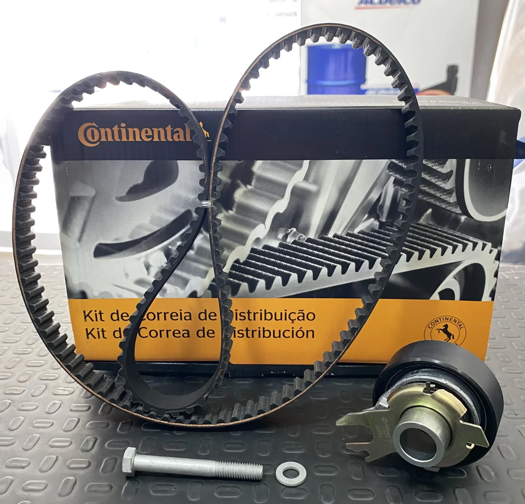 4538 kit dist gol 8v Kit Correa y Tensor Distribución Continental Gol Trend/Fox/Suran/Voyage 1.6 8v - Image 1