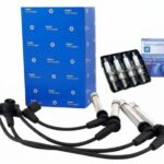 Kit Cables Delphi y Bujías (x4) GM Onix/Prisma 2013/... 1.4L 8v